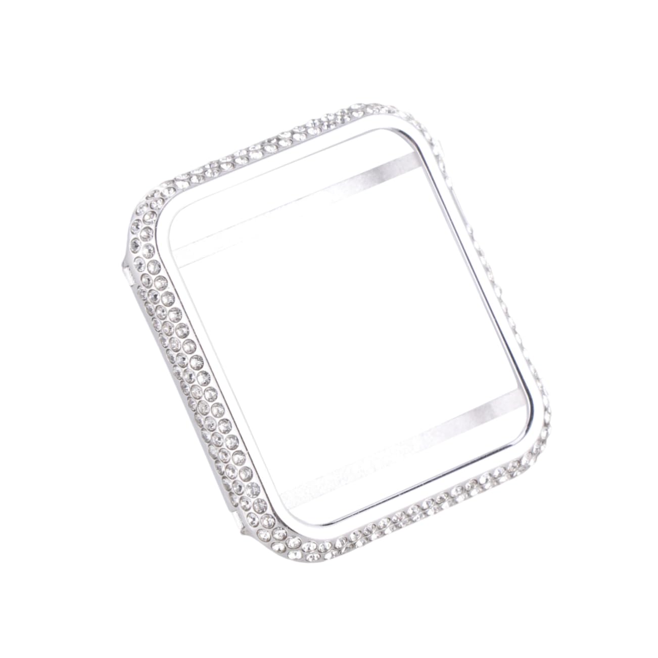 Mikikit Metal Watch Case Watch Case for Watch Touch Sensitivity Watch Case Diamond Plated Case Protective Shields Watch Protector Case Protector Case for Watch Protection Case