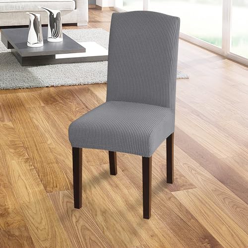 Granbest High Stretch Dining Chair Slipcovers, Universal Fit Jacquard Parson Dining Chair Covers - Image 2