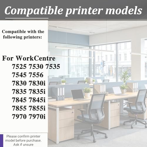 Cartouche de toner noir compatible Xerox WorkCentre 7970 rendu premium - 2