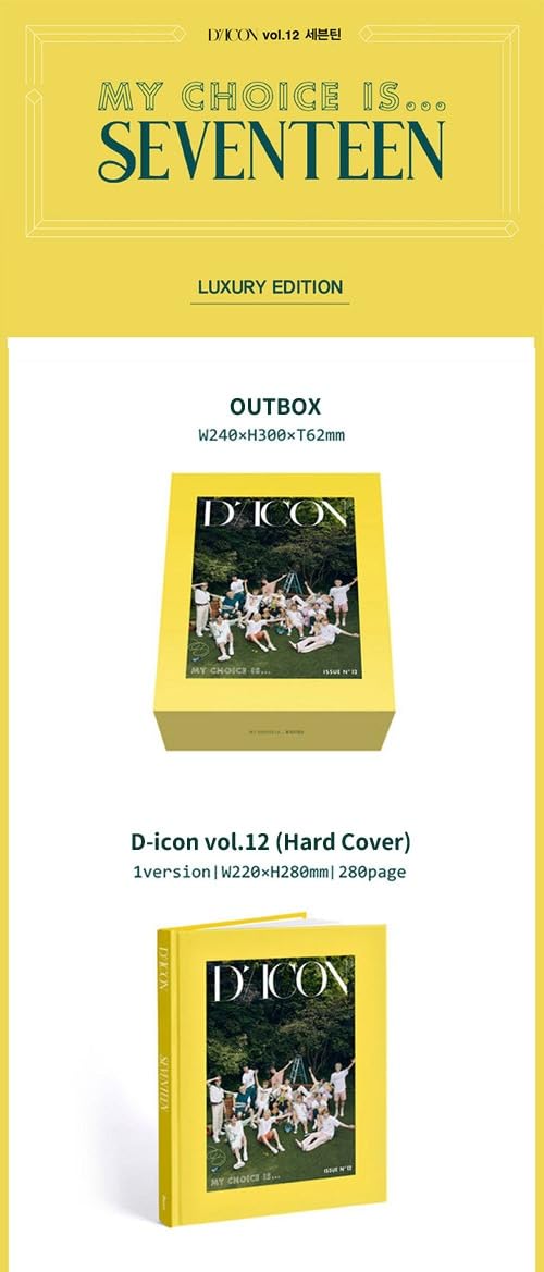 Amazon.co.jp: D-icon vol.12 My Choice Is SEVENTEEN [LUXURY