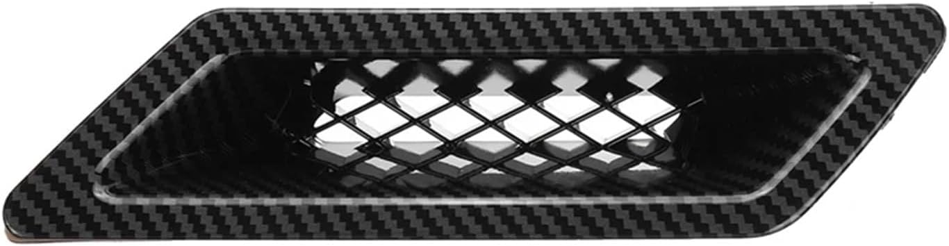 Carbon Fiber Universal Car Front Bumper Hood Vent Air Out Decoration Compatible With Honda And Civic Compatible With BMW E90 E80 E82 F30