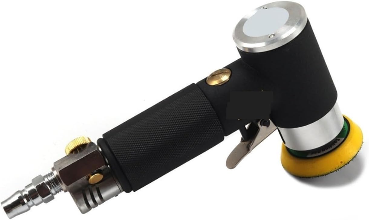 Polishing Machine Orbital Sander Mini Pneumatic 1"/2"/3" Grinding Machine Set for Car Polishing High Speed Air Powered Polisher air Tool for Sanding, Polishing(Set A)
