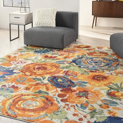 Tapete rectangular de 300x238 cm Ivory Multicolor Nourison miniatura 2