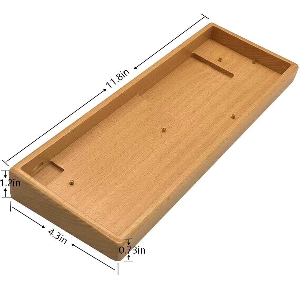Amazon.com: SZRKBDㅤ Premium CNC Machined Beech Wood GH60