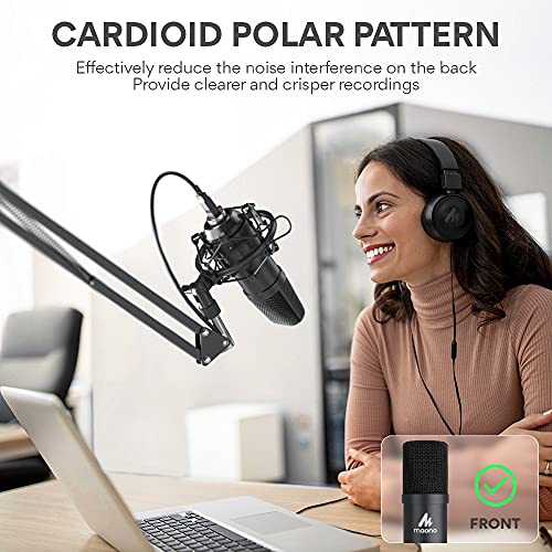 MAONO AUA04 Condenser USB Microphone Kit (Black) Price History