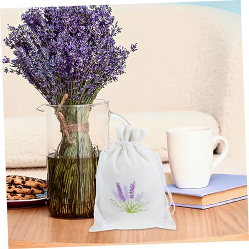 Bolsas de tela con cordón para sachet lavanda 5 pzas miniatura 5