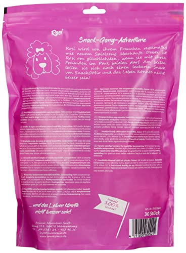 SnackOMio - Premium dog snack - crispy rabbit ears natural, grain-free, 1 pack (1 x 300g), 300 count (Pack of 1) - Image 2