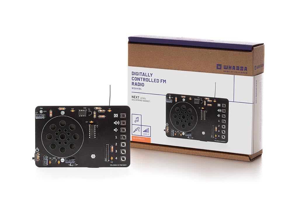 Whadda Kit di saldatura, radio FM controllata digitalmente