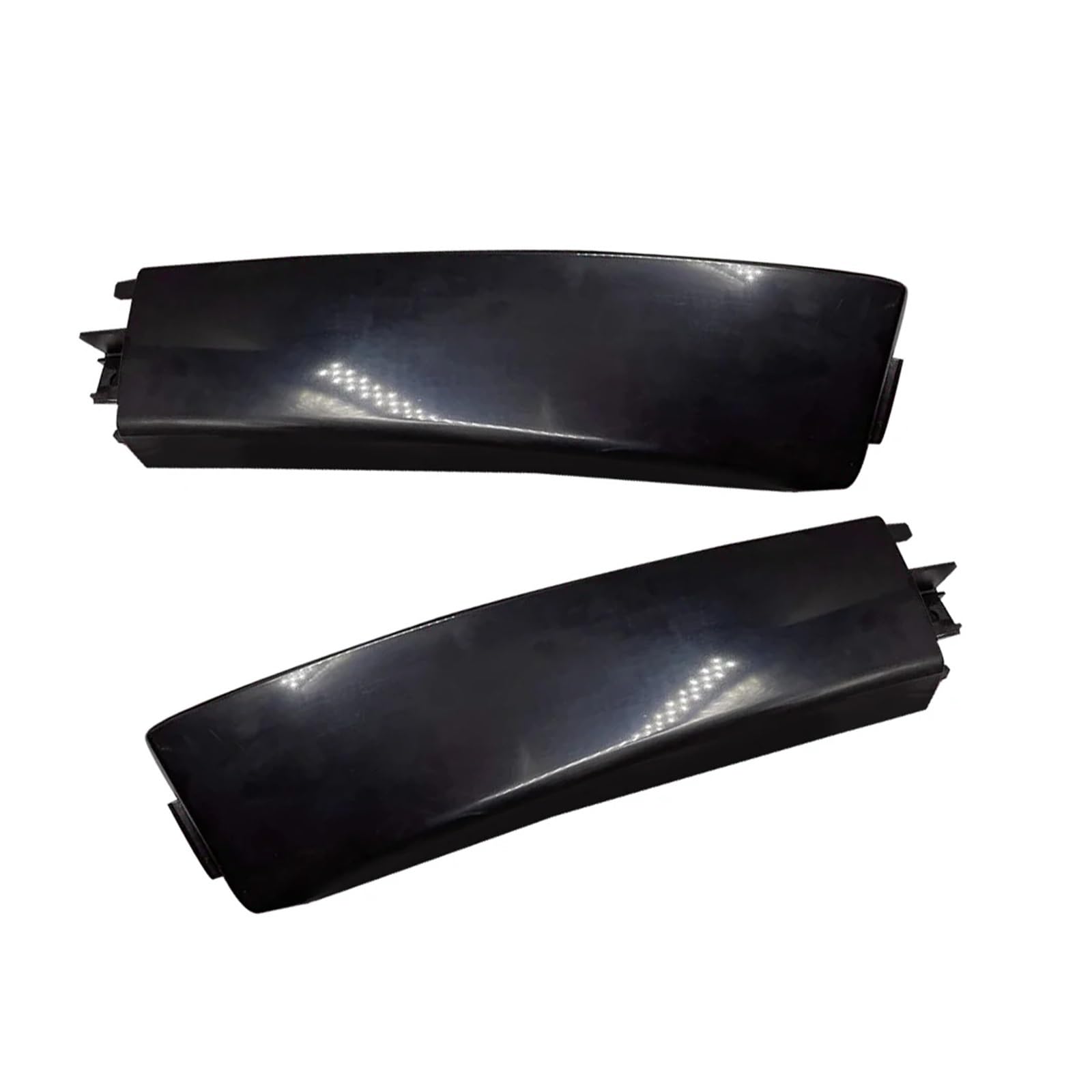 1 para osłon bagażnika dachowego, pasuje do Suzuki, Grand Vitara 2006-2015 78225-65J10-5PK 78215-65J10-5PK Czarna plastikowa zaślepka przedniej szyny Osłona końcowa bagażnika dachowego