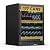 NewAir Beverage Refrigerator Built In Cooler with 177 Can Capacity Soda Beer Fridge, NBC177BS00, Black Stainless Steel