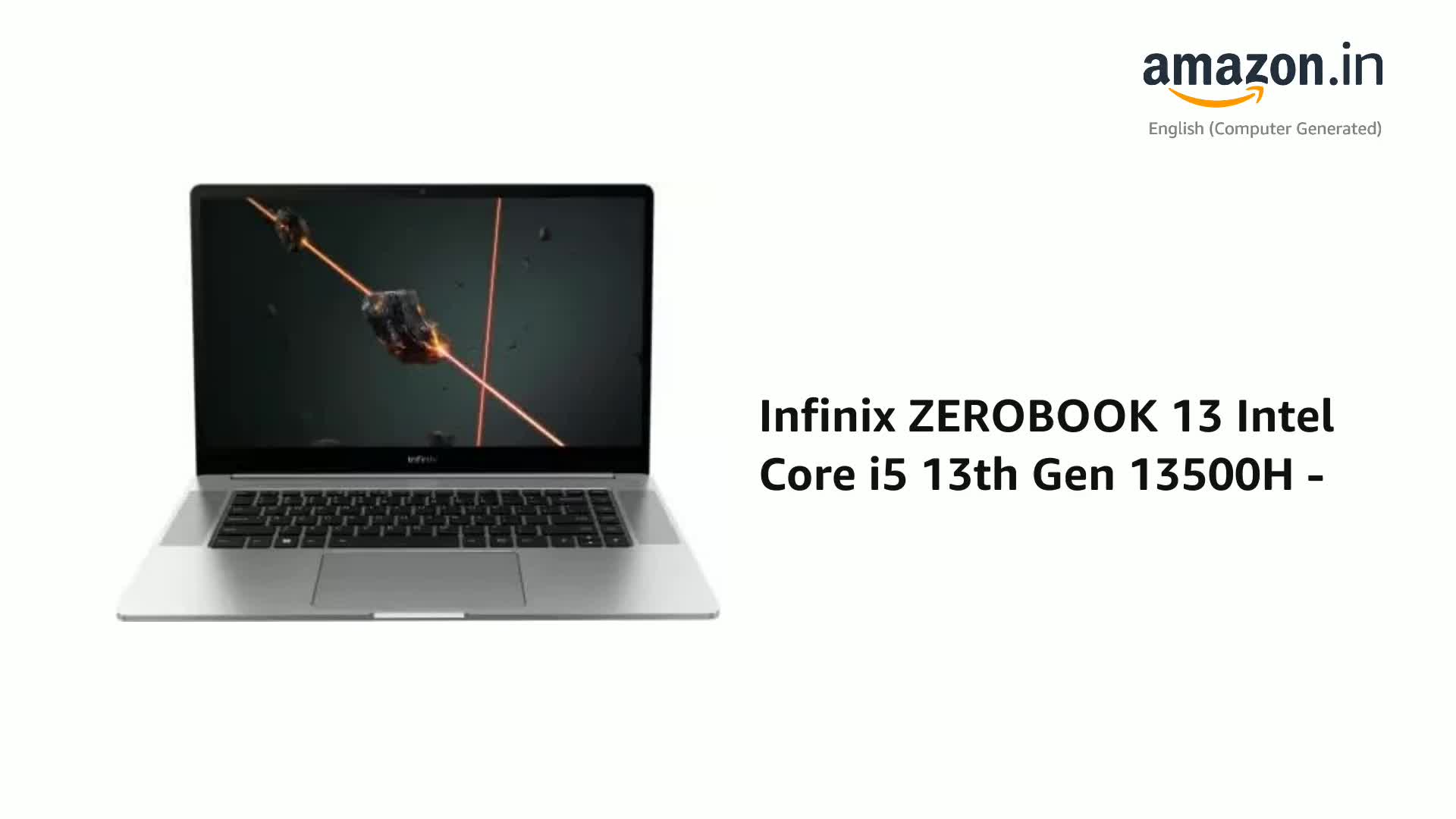 Infinix ZEROBOOK 13 Intel Core i5 13th Gen 13500H - (16 GB/SSD/512