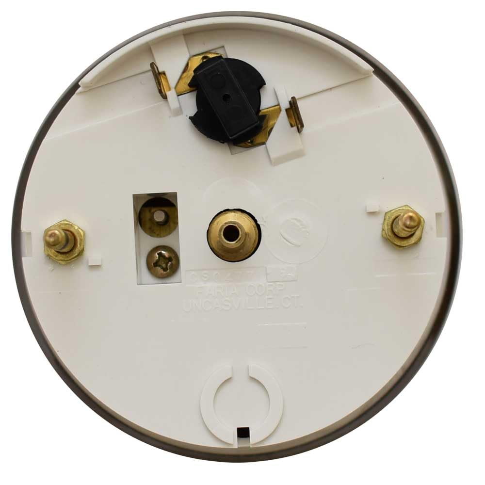 Stratos Boat Speedometer Gauge 7E030 | Faria Gunmetal Black 3 1/4 Inch