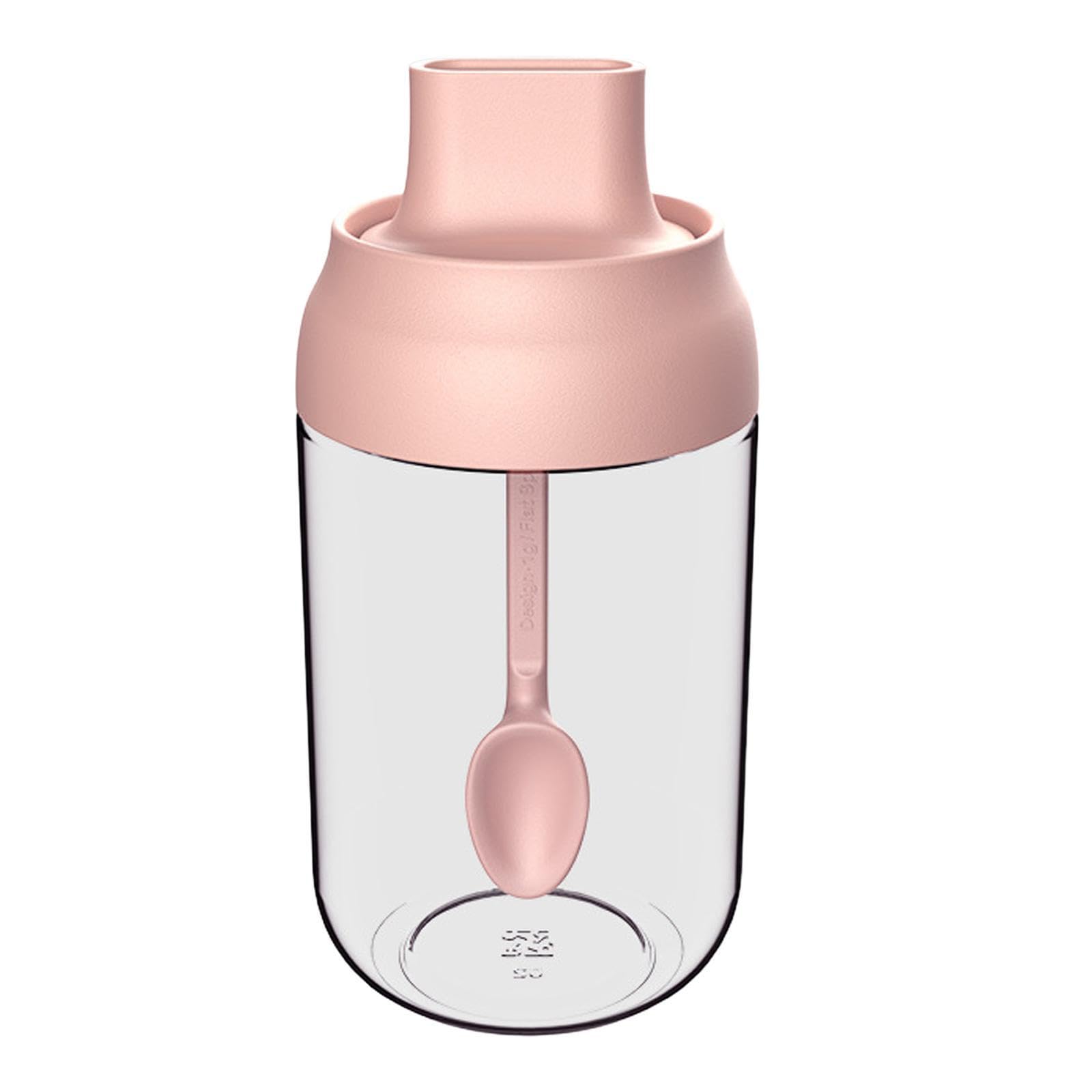 QLECXZI Seasoning Condiment Bottle Shaker Organizer Unique Spice Organizer Glass Bottles Airtight Durable Sturdy Kitchen Tool Salt Jar Bottle Food Jars