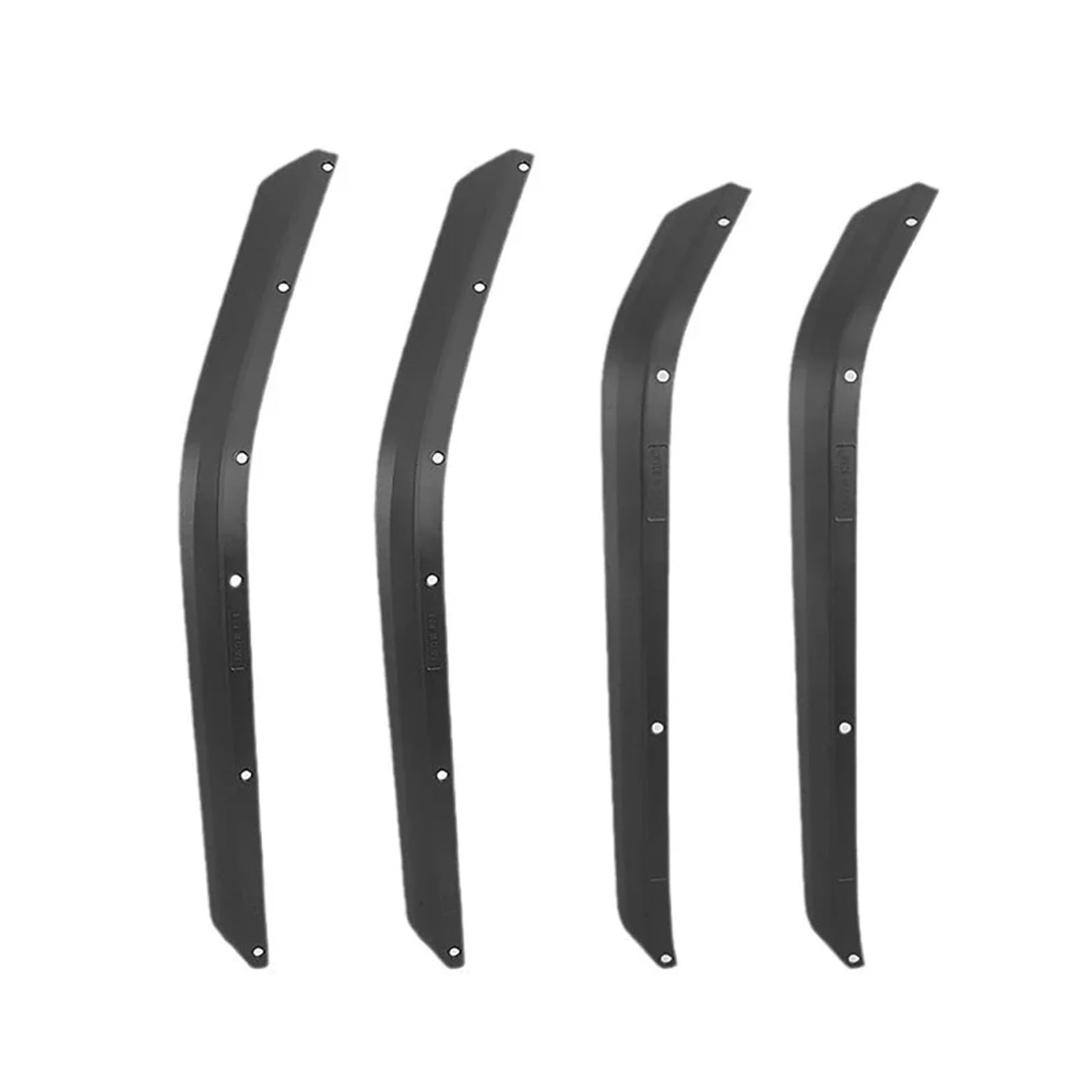 Passage Roue pour Jeep pour Wrangler JK JKU 2007-2017 4 Pièces Doublures De Garde-Boue Avant Et Arrière Extensions d'ailes Élargisseurs D'Aile