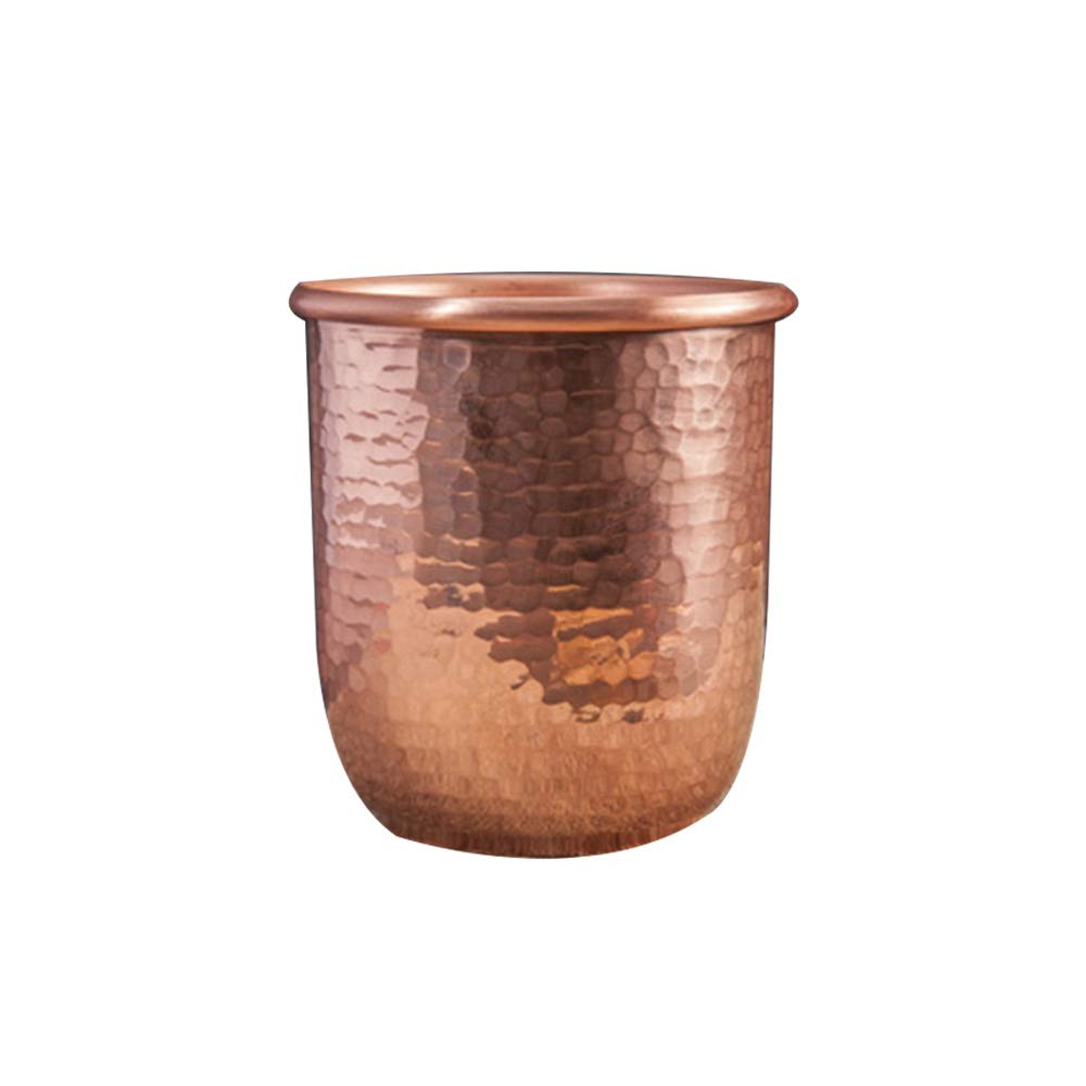Tasse en cuivre double couche anti-brûlure pour café et thé chaud