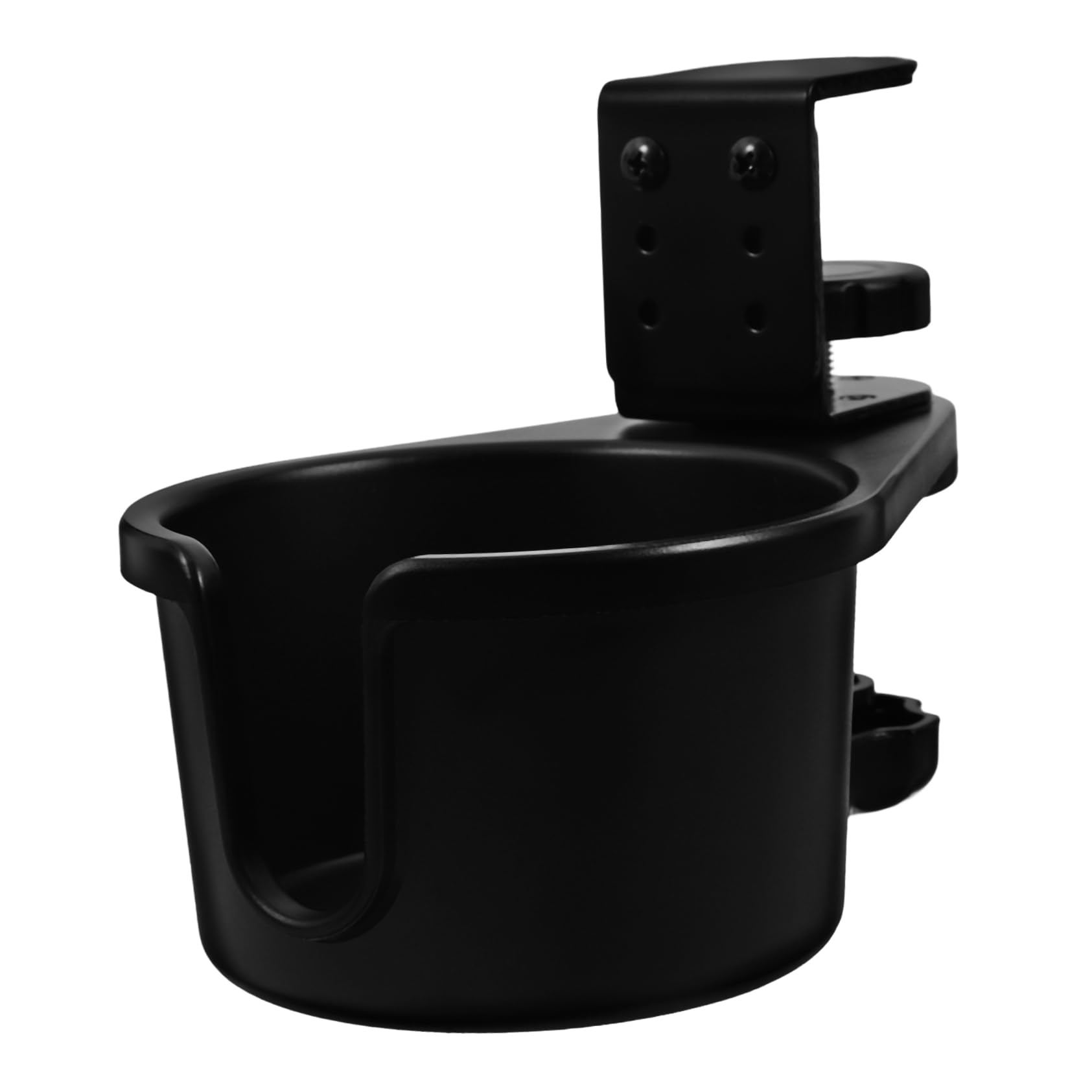 iplusmile 2piezas Soporte De Taza De Escritorio Clip Giratorio Para Mesa Organizador De Bebidas Para Oficina y Gaming Soporte De Botella De Mesa Compacto y Elegante