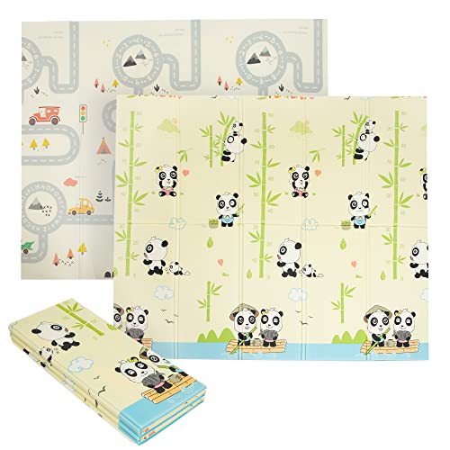 Trendcool Baby-Teppich, gepolstert, faltbar, Baby-Matte, Bodenmatte, Gummi, Eva, 1,8 x 2 m...