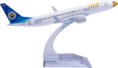 Bswath Modelo Plane Modelo 1400 Modelo 737 Modelo Avión Diecast Aviones Modelo de Avión de Metal para Regalo (Pájaro Blanco)
