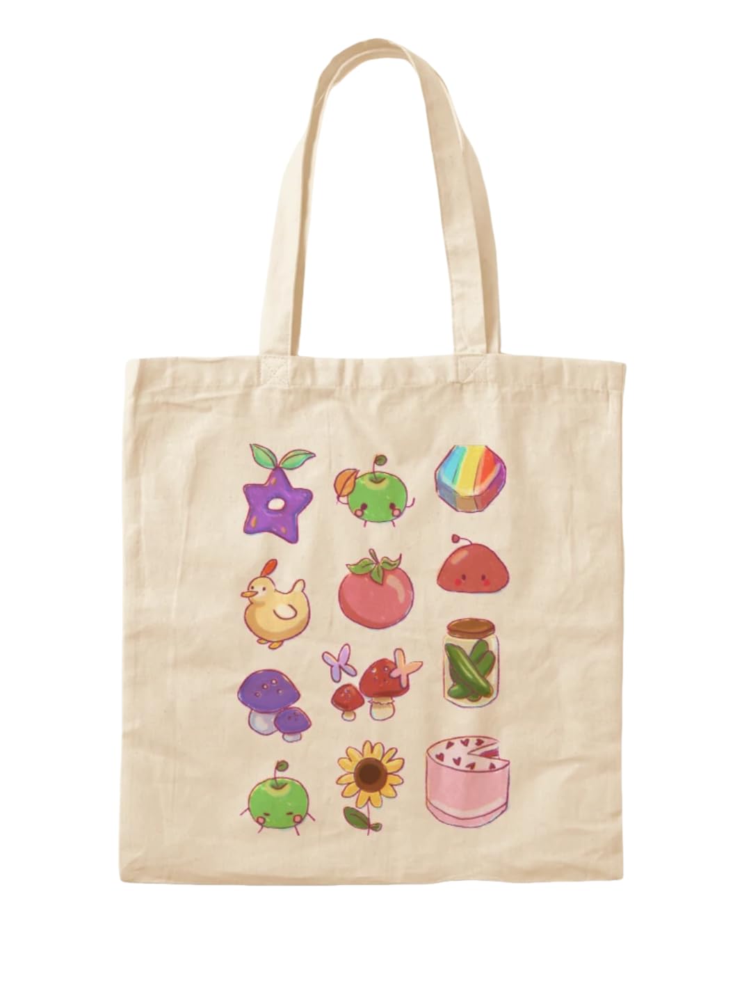 Sac fourre-tout Stardew Valley en toile robuste avec imprimé pixel - 2