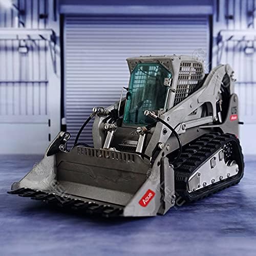 Lesu 114 RC Metal Hydraulic Aoue-LT5 Tracked Skid-Steer Loader DIY Model Lights