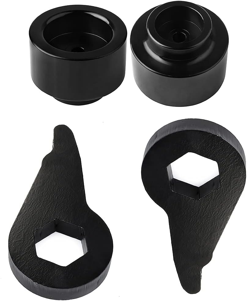 SCITOO 1-3 inch Front 2 inch Rear Lift Leveling Kit for Cadillac Escalade 2002-2006 | for Chevrolet Avalanche 1500 2002-2006 | for Suburban 1500 2000-2006 | for Tahoe 2000-2006 Coil Spring Spacer