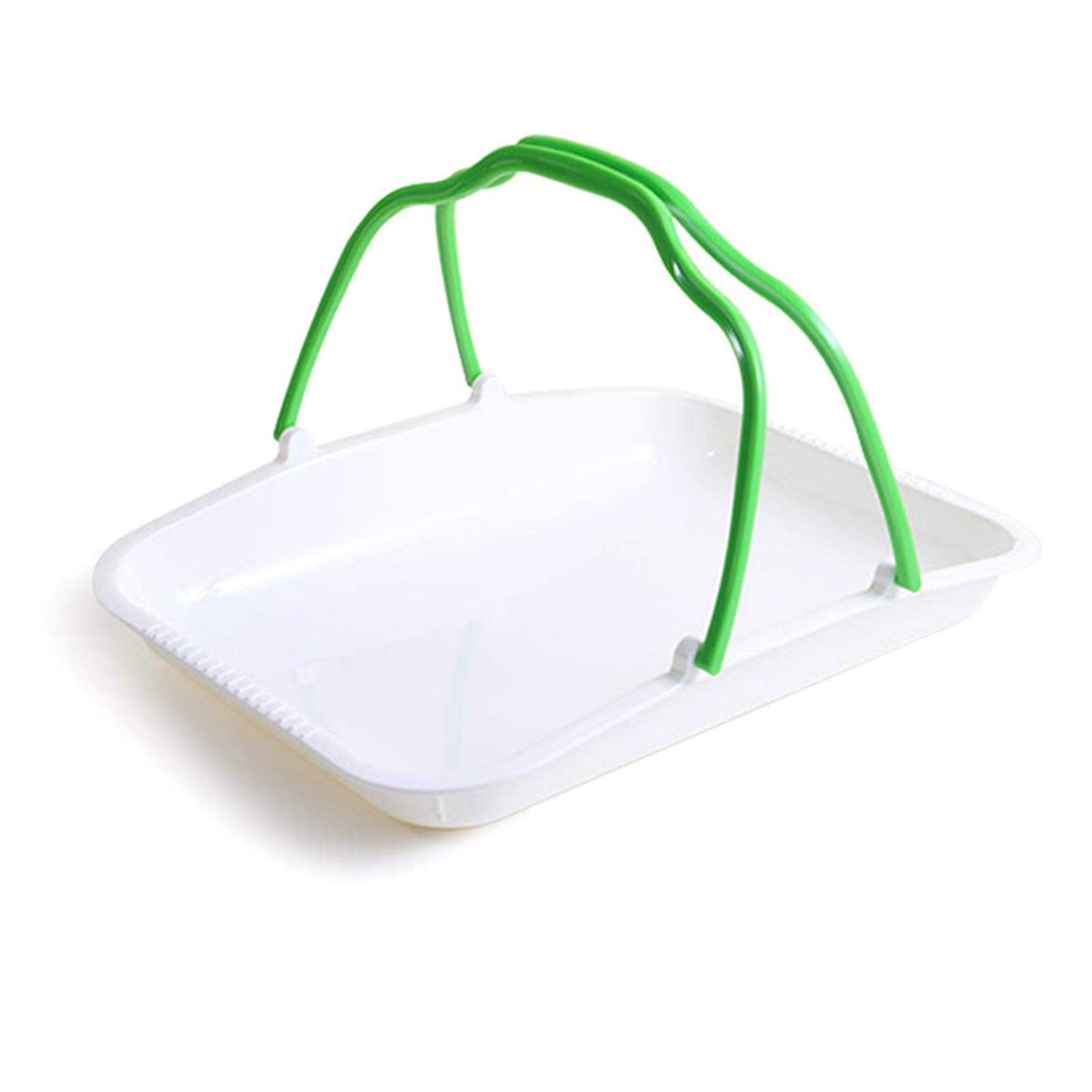NVOQILIN Food Storage Tray with Clip for Bread Dessert and Snacks Rectangular Serving Plate for Home Restaurant Permanent Food Serving Tongs