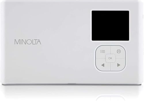 Miniatura 5 de Minolta Instapix - Cámara digital de impresión instantánea, fotos coloridas, impresiones de 2.1 x 3.4 pulgadas, 10 MP, pantalla de 1.7 pulgadas, Gris