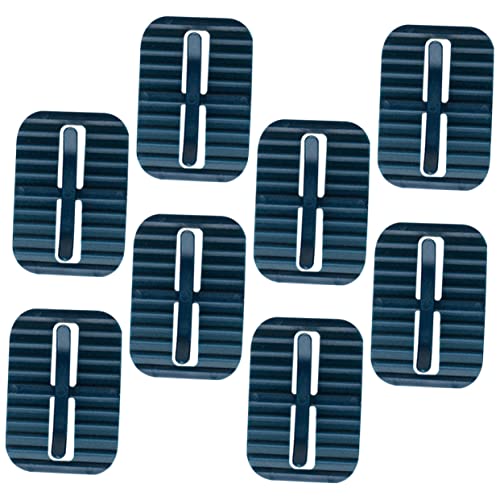 ABOOFAN Garbage Bag Holder Clip Kitchen Waste Basket Clamp Non-slip Trash Bin Clips 8 Pack