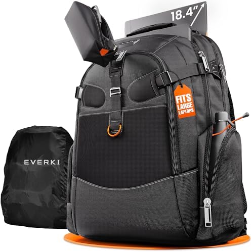 'EVERKI Business 120 and Pro 2 Laptop Backpack 40L - Fit Up To 18.4'''