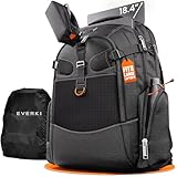 Everki Business 120 Laptop‑Rucksack | 18,4″ Laptopfach, 40 L, Regenhülle, ideal für Arbeit & Gaming – Schwarz