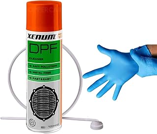 Xenum DPF Cleaner 400ml - Nettoyage efficace pour filtre à particules diesel (FAP) sans démontage + gants en nitrile et canule - Prolonge la durée de vie et prévient les pertes de puissance
