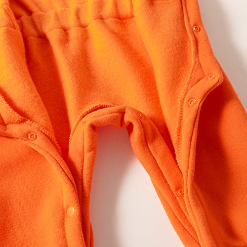 Lxkikmm Baby Toddler Boy Astronaut Costume Space Suit Cosplay Party Jumpsuit Halloween Rompers,Orange 12-18 Months #TOP4