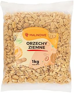 MALINOWE ORZESZKI ORZECHY ZIEMNE 1kg BEZ SOLI NATURALNE ORZECHY ARACHAIDOWE