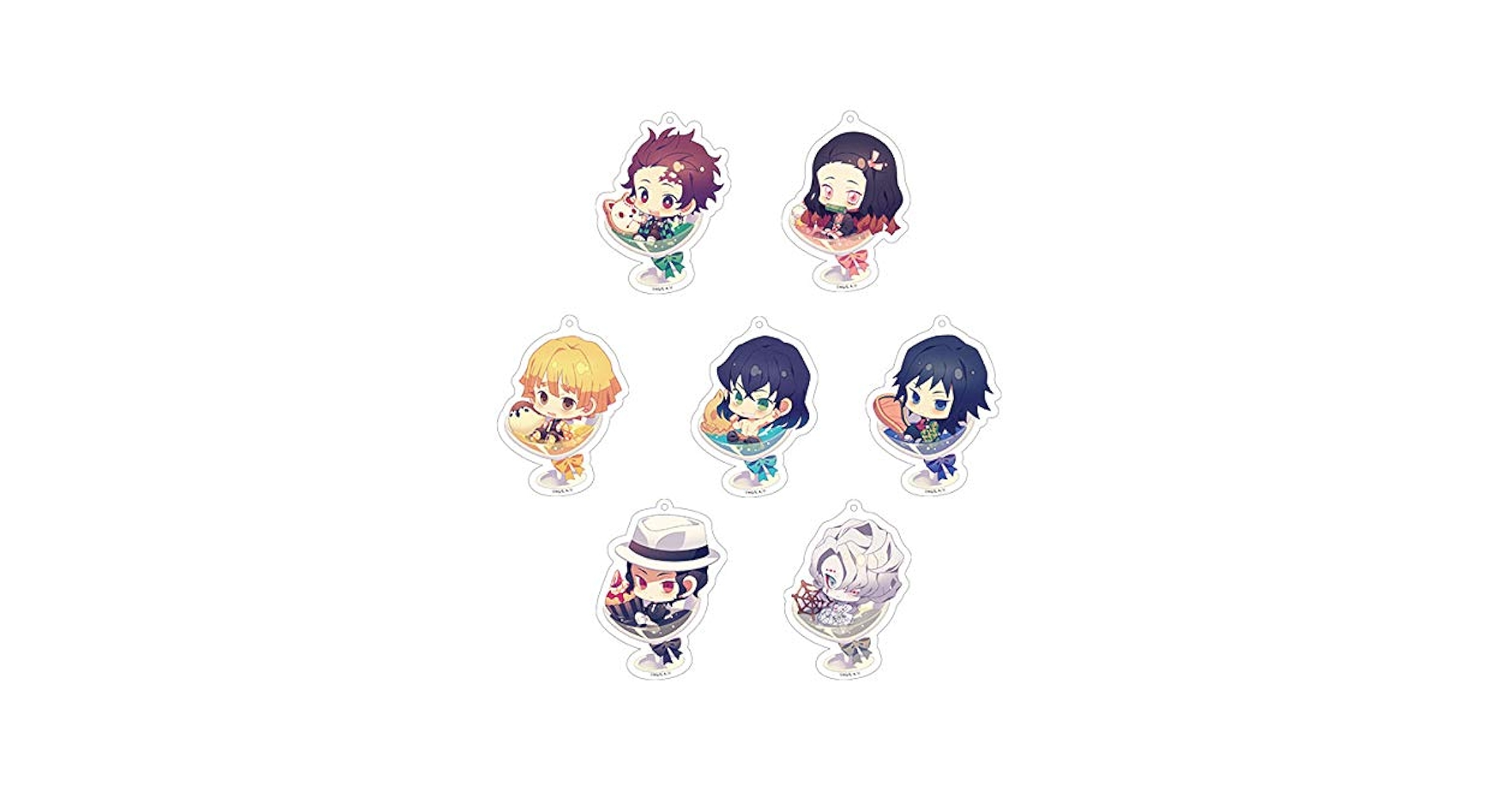 鬼滅の刃 ちゃぽん！アクリルキーホルダーコレクション 一二三書房、大人気アクリルストラップ『ちゃぽんっ!シリーズ