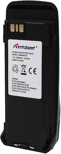 Miniatura 4 de PMNN4066A PMNN4077C - Batería de iones de litio de 2600 mAh compatible con Motorola XPR6350 XPR6550 XPR6380 XPR6580 XPR6500 DP3400 DP3600 DGP4150