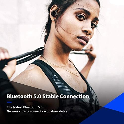 AXLOIE Auricolari Bluetooth Sport Senza Fili Cuffie Bluetooth 5.0  Impermeabili IPX7 con Hi-Fi Stereo CVC 6.0 Microfono Integrato 25 Ore di  Riproduzione per Correre, Andare in Bicicletta : Amazon.it: Elettronica