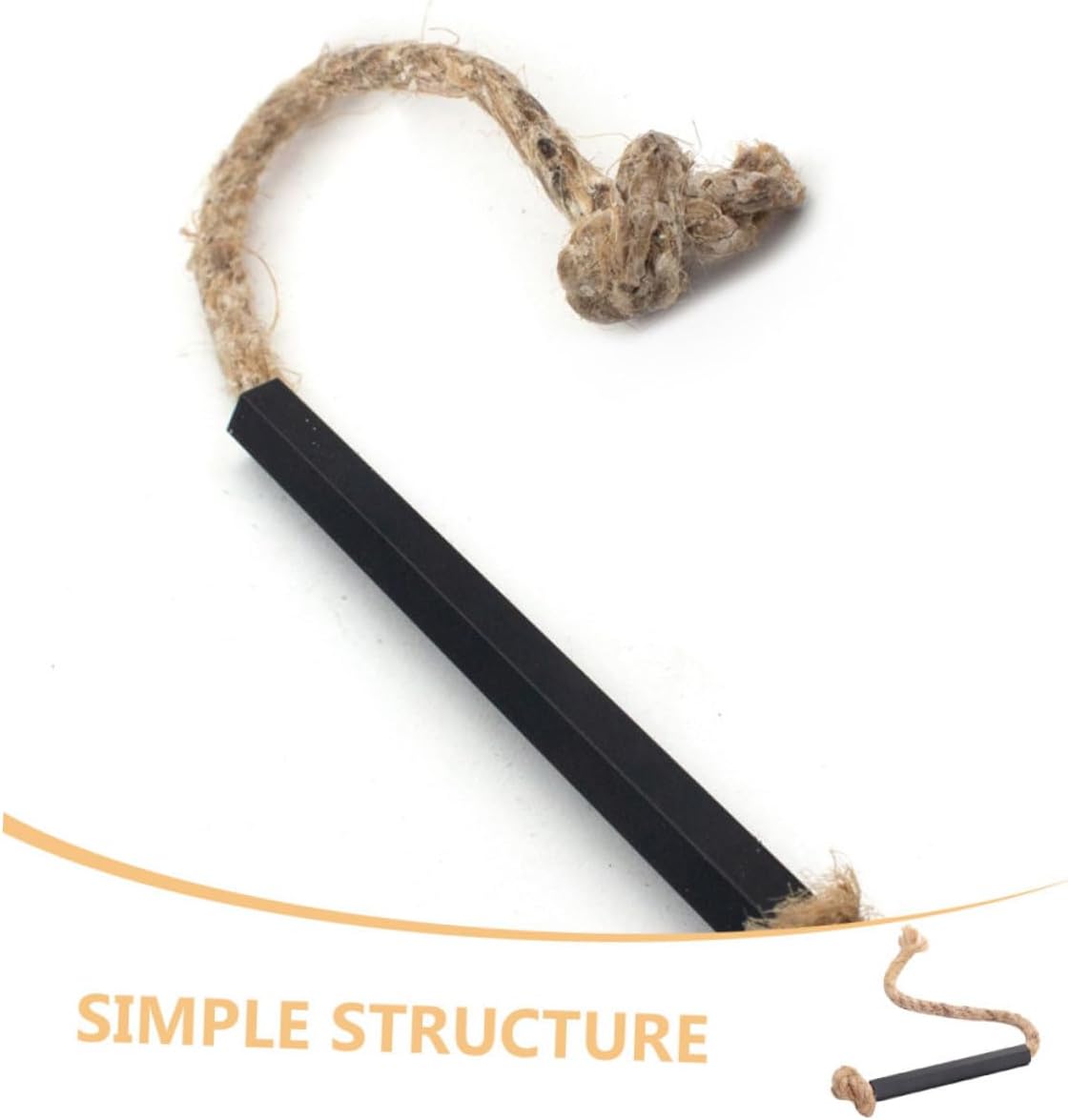 Hemoton 4pcs Camping Fire Starter Ropes Portable Fire Lighters Beeswax for Outdoor Cooking Hiking and Survival Gear Essential for Campfires and Grills