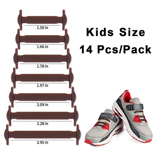 No Tie Silicone Elastic Shoelaces for Kids and Adults