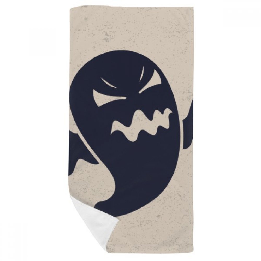 Serviette de bain Halloween douce pour le visage taille 35x70cm motif fantômes amusant