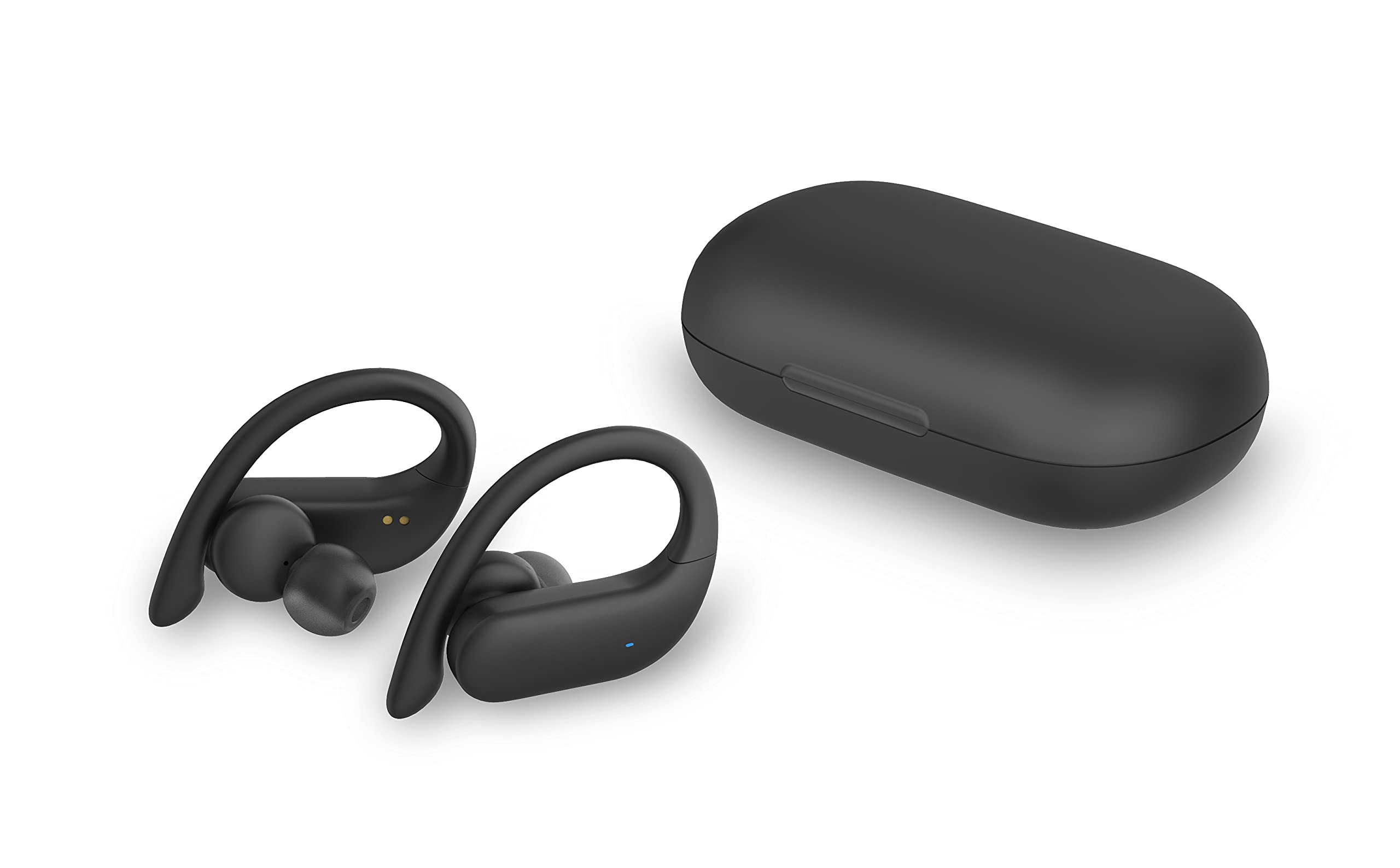 Meliconi Mysound Meliconi True Fit, auricolari True Wireless con tecnologia Bluetooth 5.0 studiati per il fitness, Nero