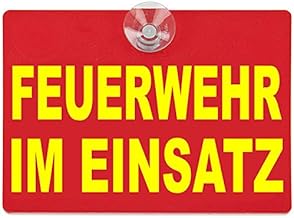 PACO Deutschland e.K. Warnschild Feuerwehr im Einsatz 20x15cm rot