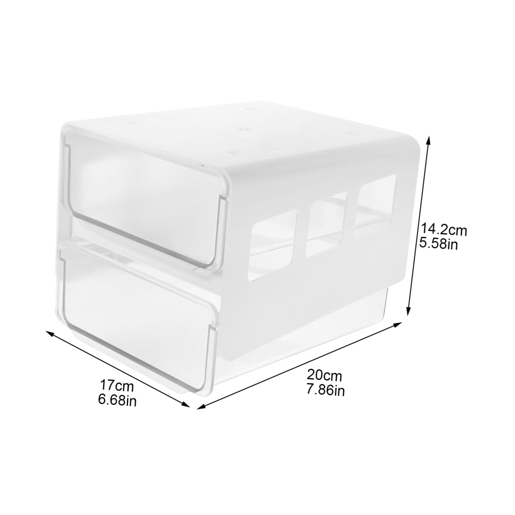 Hemobllo Sotto Scrivania in Abs e Pp Organizer Nascosto per Piccoli Oggetti Design Cassetto per Risparmiare Spazio Facile Installazione Nastri Autoadesivi Utilizzo Duraturo e Pratico