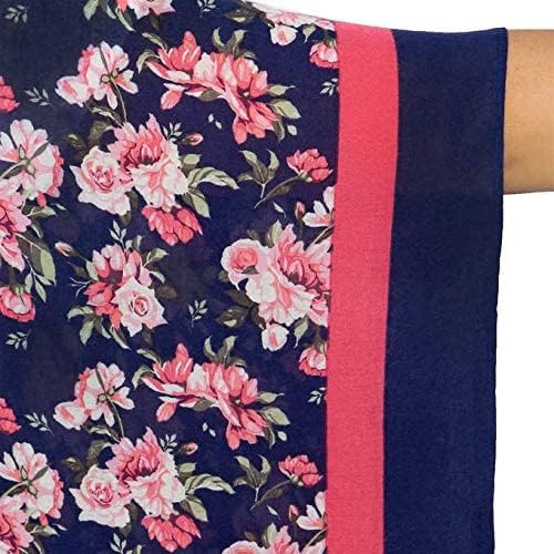 Ladies' Fashion Wrap 2020 (Navy Floral)3