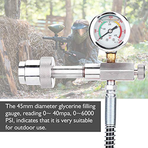 Fafeims Cga347 Paintball Fill Station Pcp Scba Charging Connector Adapter With Hand Tight #TOP2