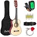 Best Choice Products 30in Kids Classical Acoustic Guitar Beginners Set w/Carry Bag, Picks, E-Tuner, Strap - Natural