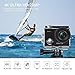 Dragon Touch 4K Underwater HD Action Camera, Vision 3 Pro Touch Screen 20MP 100FT Waterproof Video Camera Adjustable View Angle WiFi Sports Camcorder with Remote Control Helmet Accessories