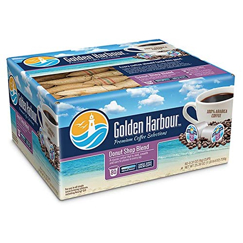 Buy 80Count Golden Harbour Donut Shop Coffee for Single Serve Coffee