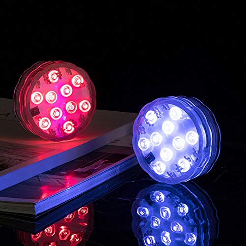Water Dompelpompen Led Light Met Afstandsbediening, Waterdicht Bath Lights Onderwater Pool Lights, Submersible Led… - Image 6