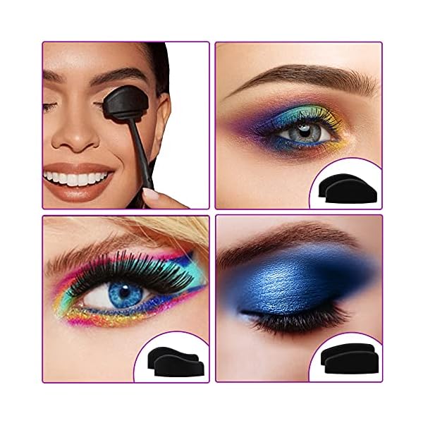 Crease Line Kit, 6 in 1 Crease Eyeshadow Line Kit, Silicone Eyeshadow Stamp, Eyeshadow & Eyeliner Applicator, Lazy…