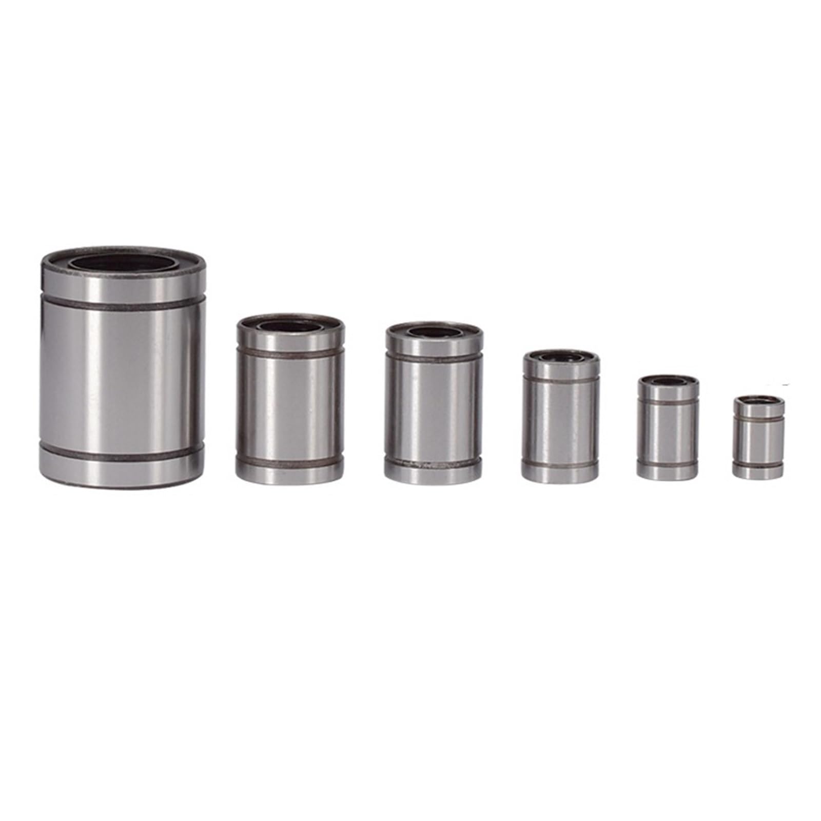 SSIMOO 20 pièces axe optique mouvement coulissant roulement linéaire LM3UU LM4UU LM5UU LM8UU LM8SUU LM13UU roulement linéaire étendu LM5LUU LM6LUU kindly (Color : 20PCS, Size : LM4UU 4x8x12mm)